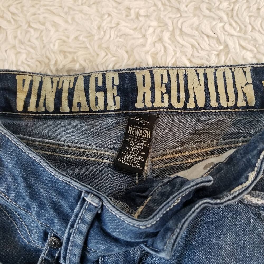 Vintage Reunion Women Jeans Shorts - Picture 4 of 5